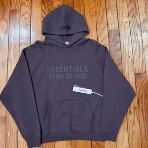 Fear of God Essentials Plum hoodie size XXS-XXL
